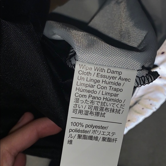 NWOT Miniso Reflective w/ Pink Splatter Backpack - Picture 9 of 9